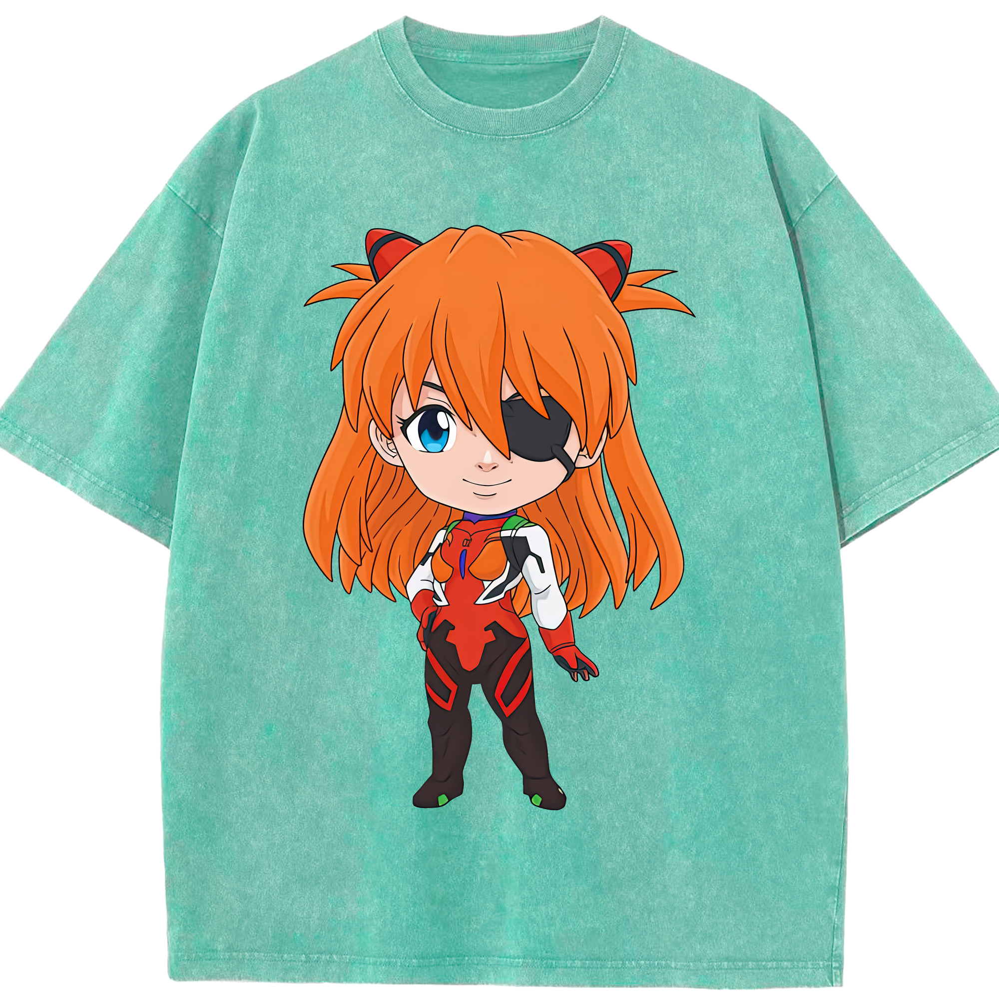 （画像用） EVA 新世紀エヴァンゲリオン 綿100% ヴィンテージ風 半袖Tシャツ（フロントプリント）
